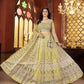 Net Embroidered Sequins Lehenga With Cancan - MYLUXURY LANE ENTERPRISE