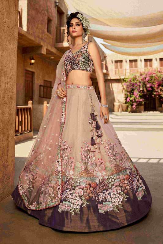 Elegant Net Designer Lehenga for Special Occasions