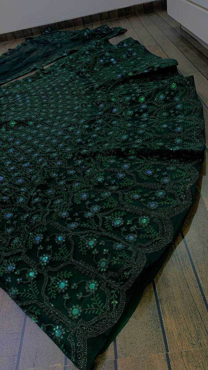 Elegant Wedding Lehenga with Intricate Handcrafted Details - MYLUXURY LANE ENTERPRISE