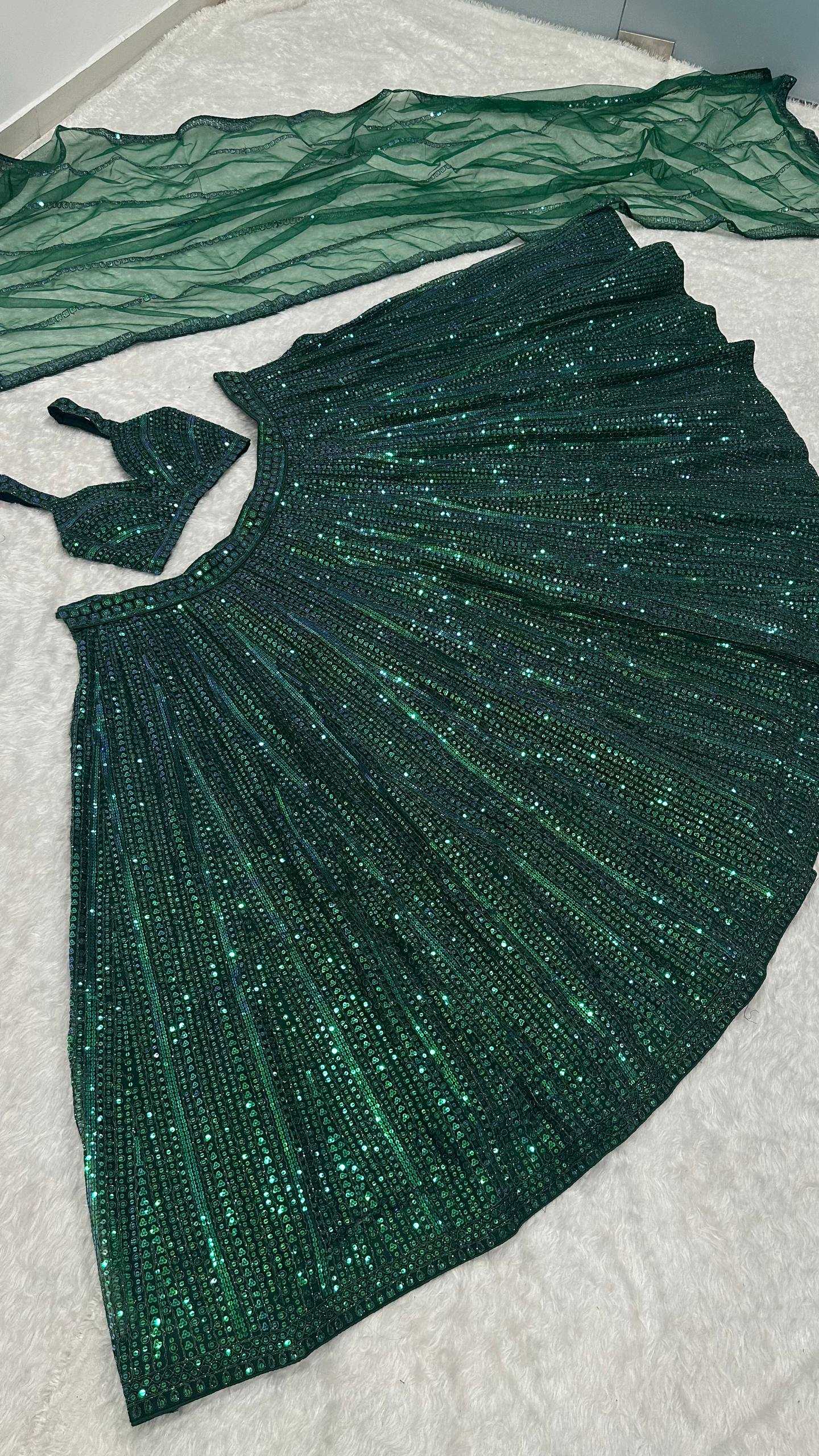 Net Designer Lehenga