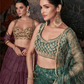 Organic Silk Embroidered Lehenga for Elegant Occasions - MYLUXURY LANE ENTERPRISE