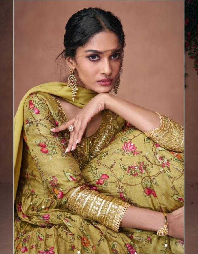 Organic Silk  Party Gown