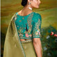 Organza Embroidered Sangeet Outfits - MYLUXURY LANE ENTERPRISE