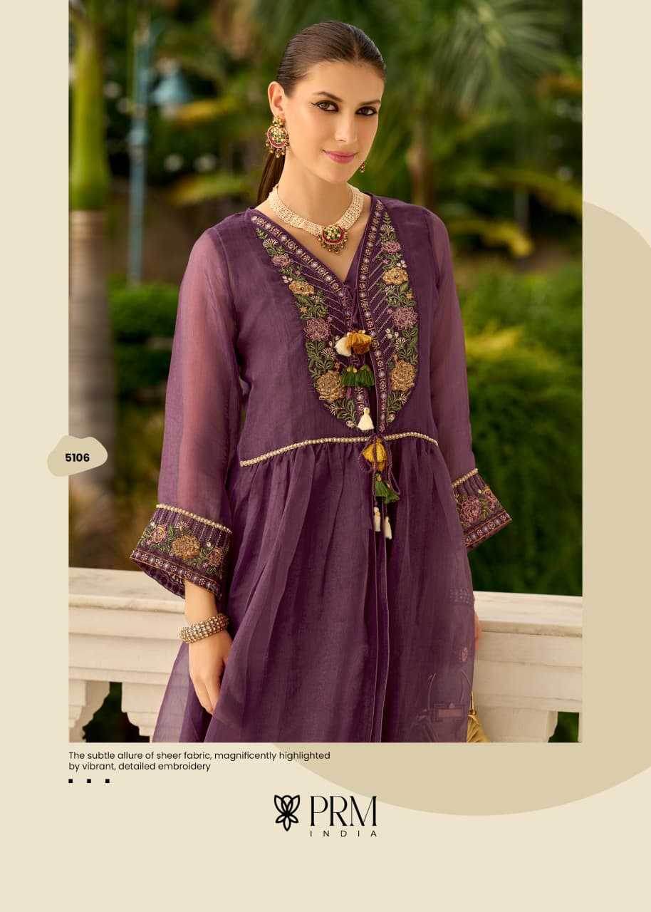 Organza Embroidered Handloom Suit - MYLUXURY LANE ENTERPRISE