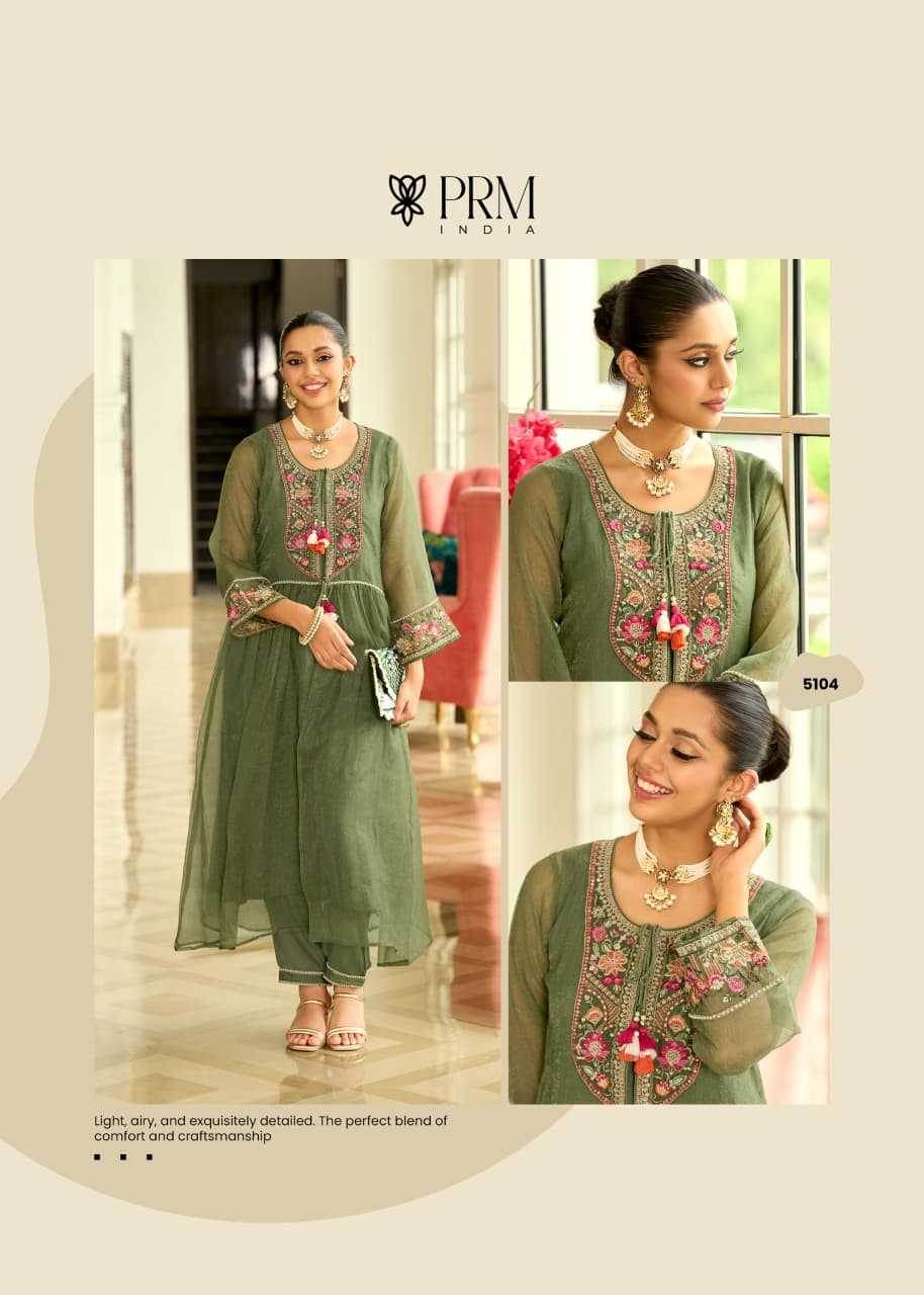 Organza Embroidered Handloom Suit - MYLUXURY LANE ENTERPRISE