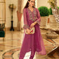 Organza Embroidered Handloom Suit - MYLUXURY LANE ENTERPRISE