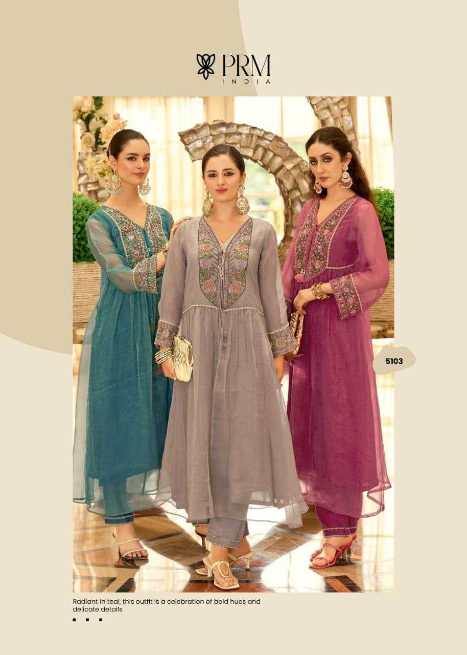Organza Embroidered Handloom Suit - MYLUXURY LANE ENTERPRISE