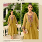 Organza Embroidered Handloom Suit - MYLUXURY LANE ENTERPRISE
