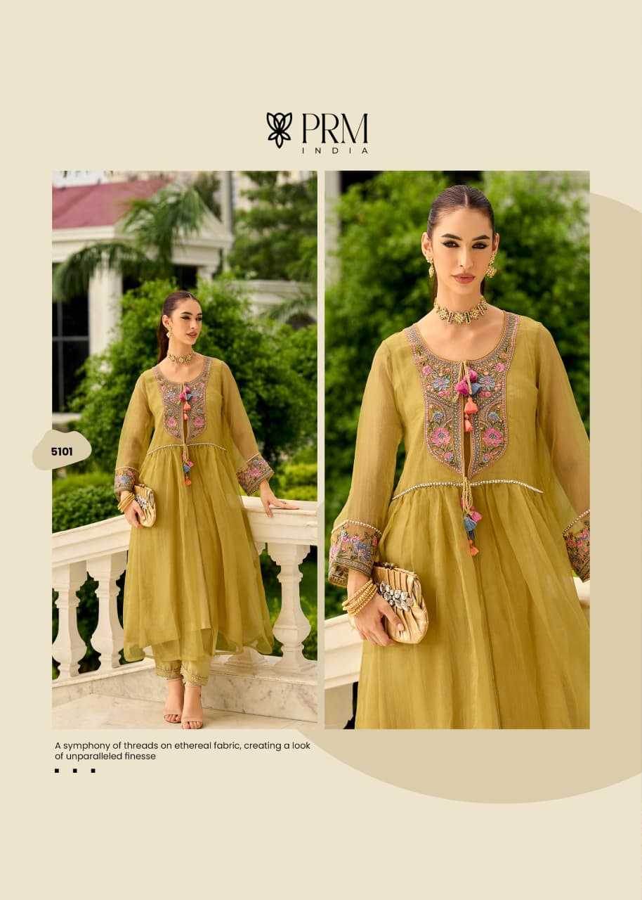 Organza Embroidered Handloom Suit - MYLUXURY LANE ENTERPRISE