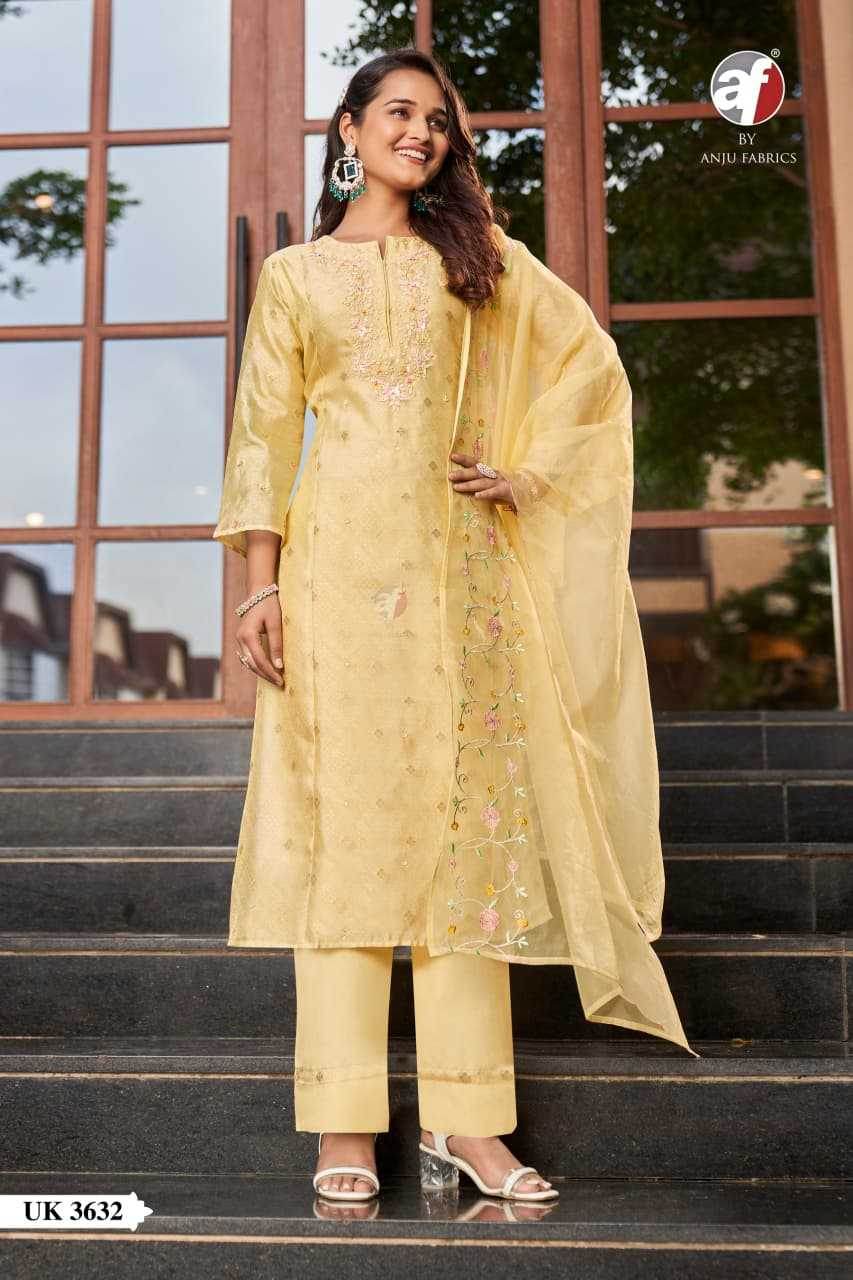 Organza A-Line Dresses Handwork Suits - MYLUXURY LANE ENTERPRISE