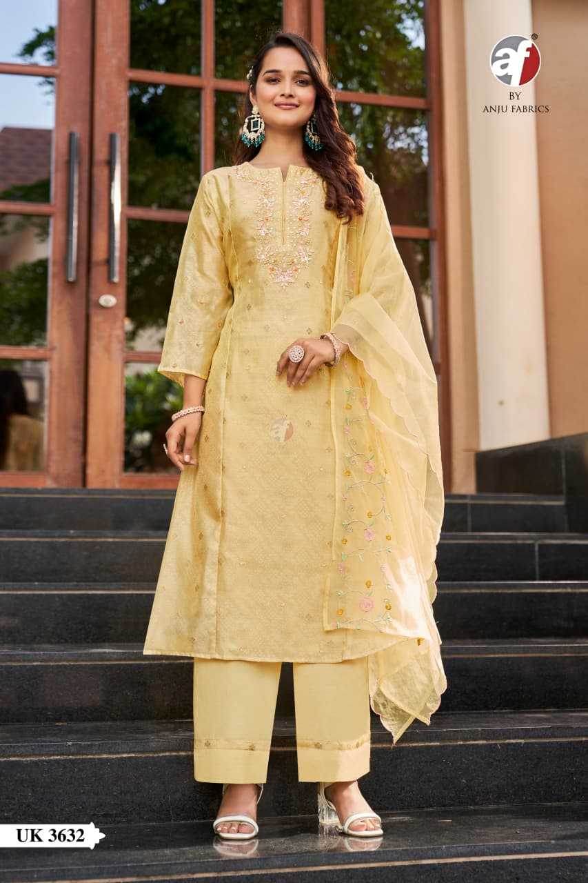 Organza A-Line Dresses Handwork Suits - MYLUXURY LANE ENTERPRISE