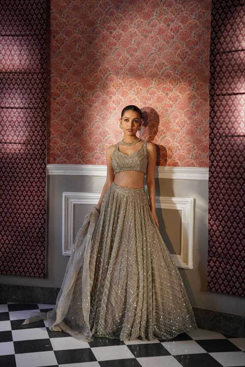 Organza Designer Traditional Wedding Lehenga - MYLUXURY LANE ENTERPRISE