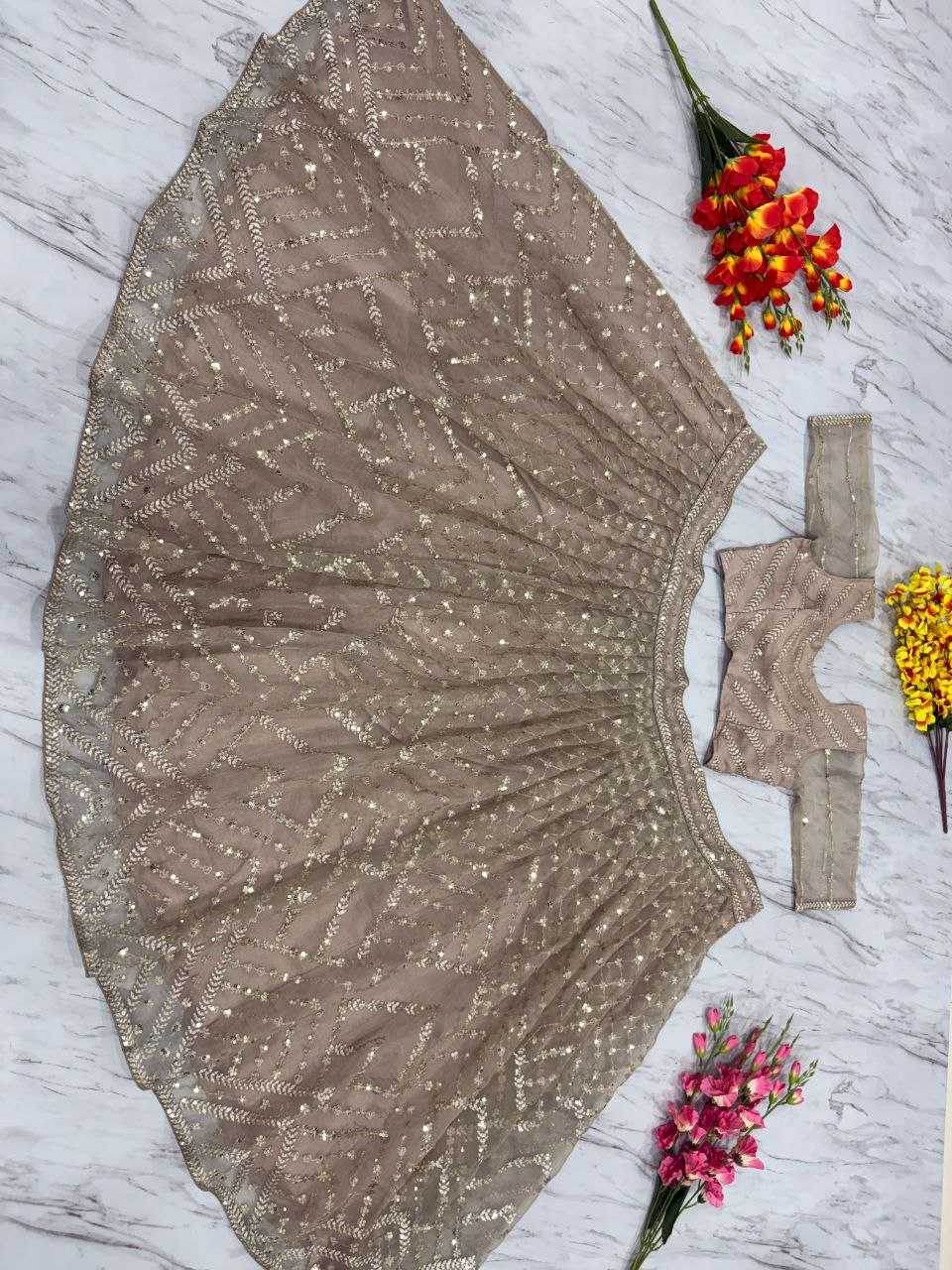 Organza Designer Traditional Wedding Lehenga - MYLUXURY LANE ENTERPRISE