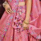 Organza Embroidered Lehenga - MYLUXURY LANE ENTERPRISE