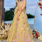 Organza  Embroidered  Lehenga Choli Wedding Outfit