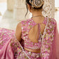 Organza  Embroidered  Lehenga Choli Wedding Outfit