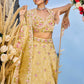 Organza  Embroidered  Lehenga Choli Wedding Outfit