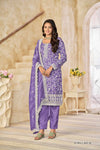 Organza  Embroidery Party wear suit