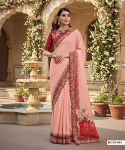 Organza RUBY Embroidered Saree