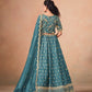 Organza  Embroidered  Sequins Lehenga