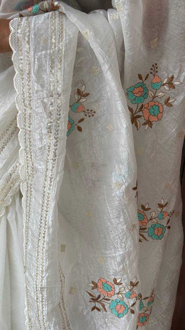 Organza  Sequin Sarees