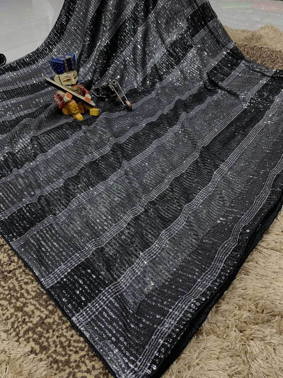 DESIGNER SEQUIN SAREE - MYLUXURY LANE ENTERPRISE