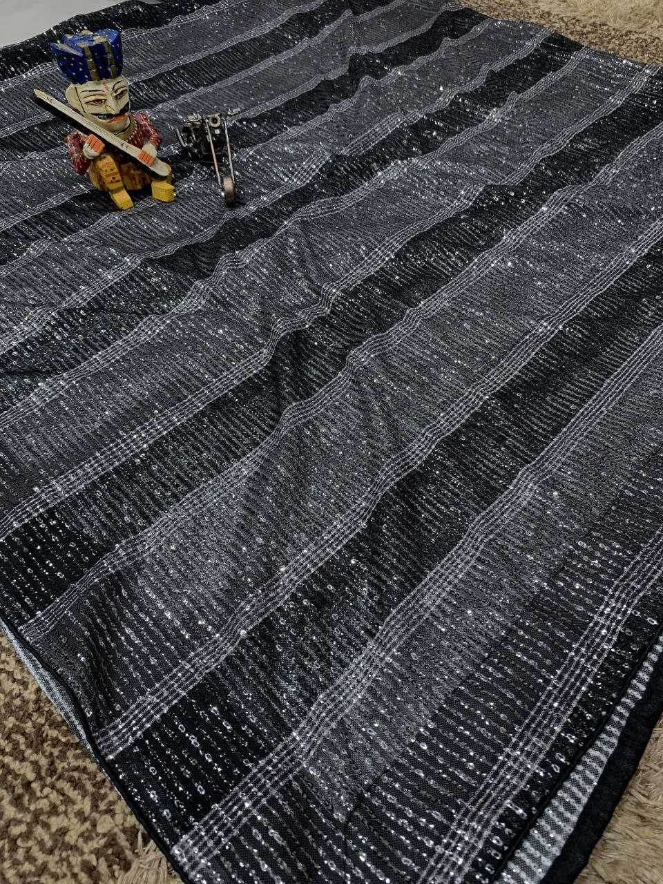 DESIGNER SEQUIN SAREE - MYLUXURY LANE ENTERPRISE