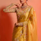Organza Embroidered Saree - MYLUXURY LANE ENTERPRISE