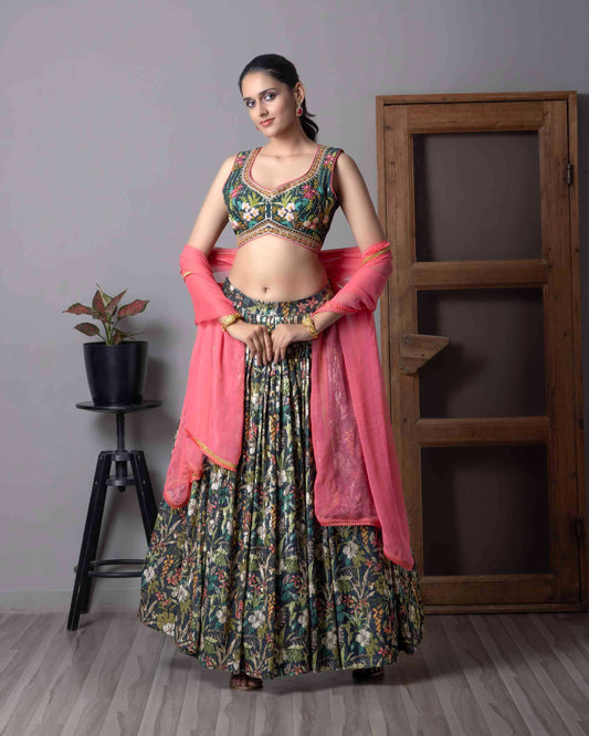 Elegant Organza Wedding Lehengas for Modern Brides