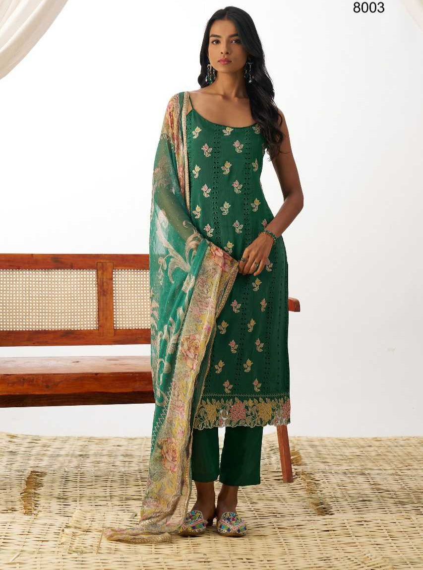 Organza   Ladies  Party wear suit