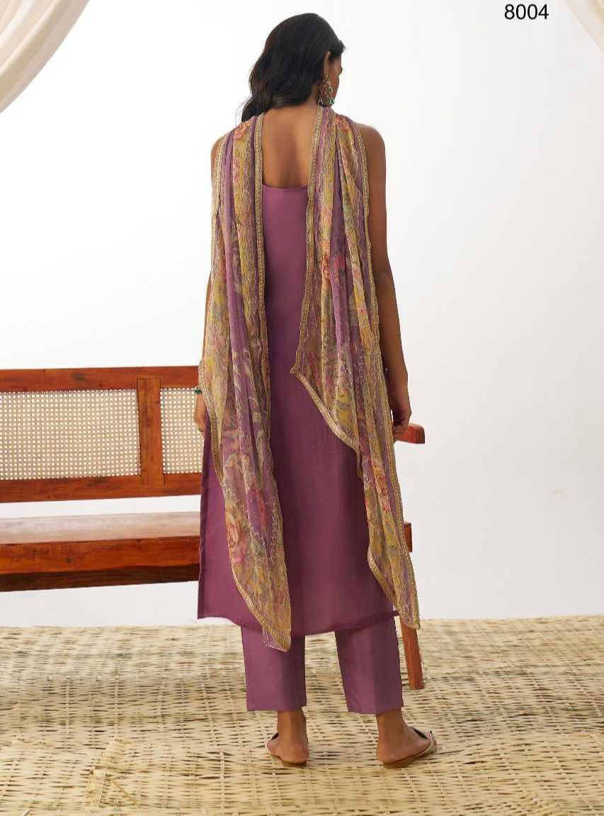 Organza   Ladies  Party wear suit