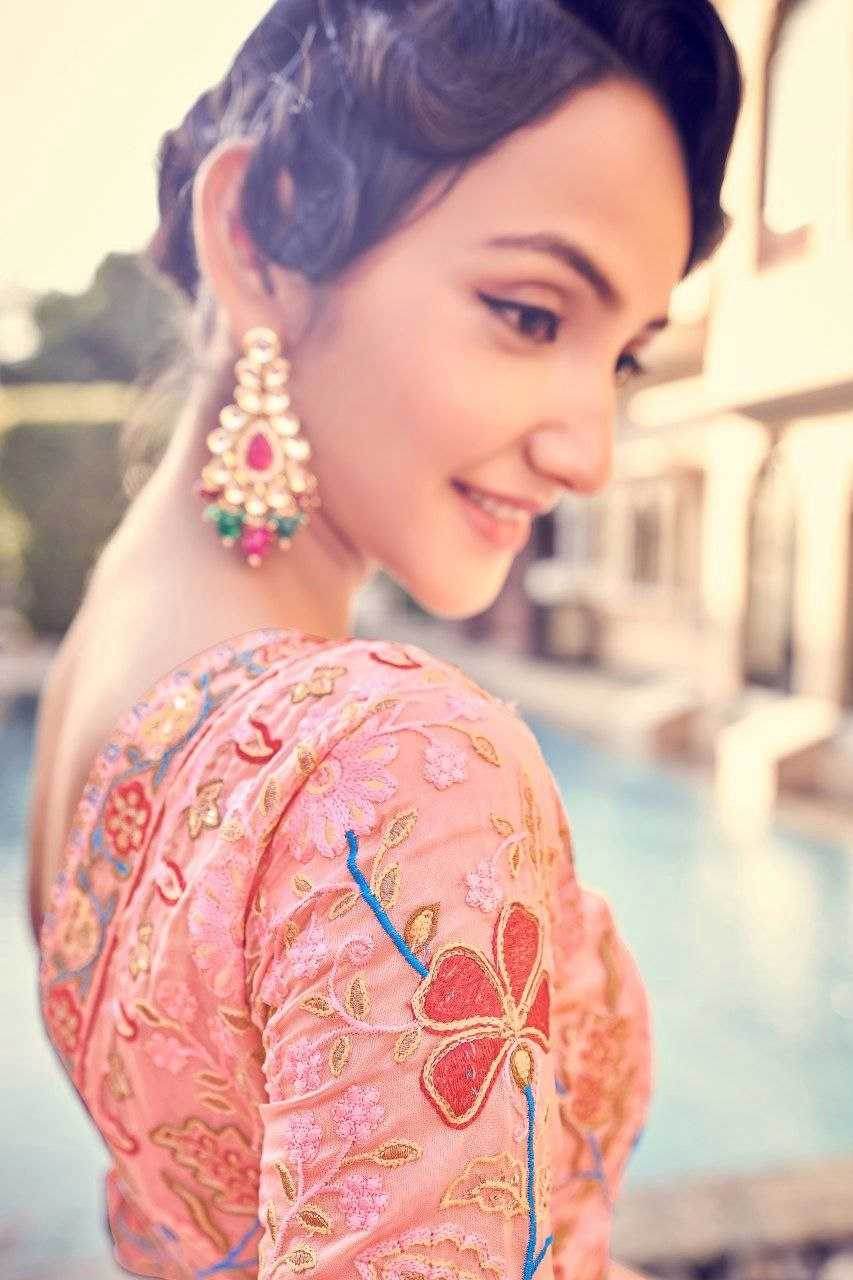 Organza Party Wear Saree - MYLUXURY LANE ENTERPRISE