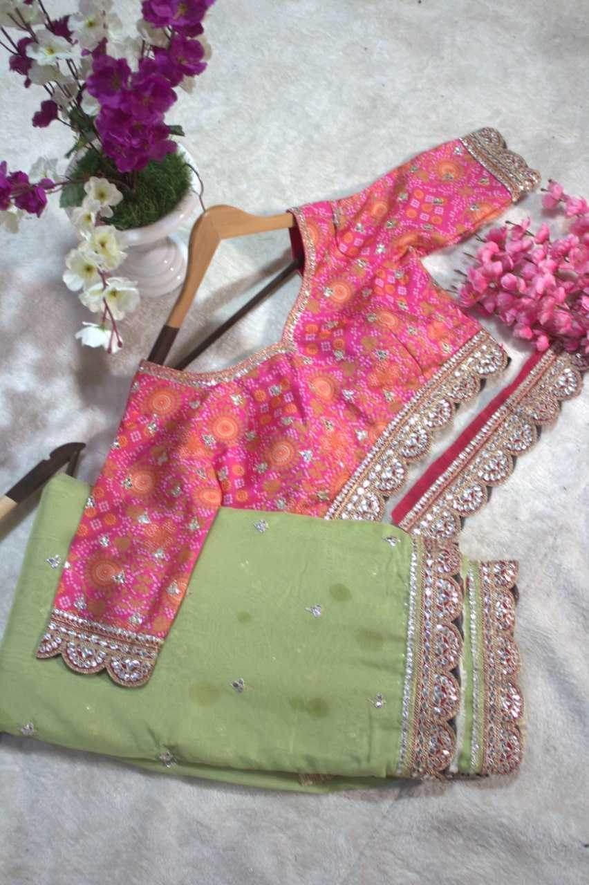 Organza Wear Saree - MYLUXURY LANE ENTERPRISE