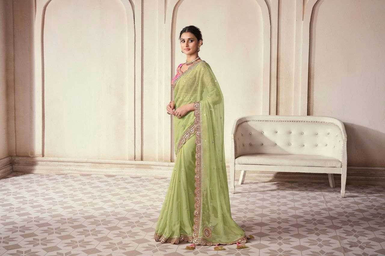 Organza Wear Saree - MYLUXURY LANE ENTERPRISE