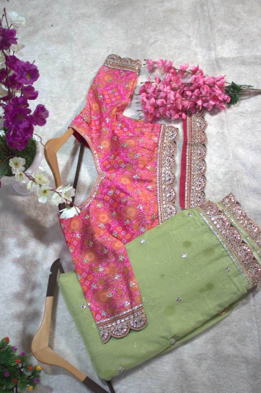 Organza Wear Saree - MYLUXURY LANE ENTERPRISE