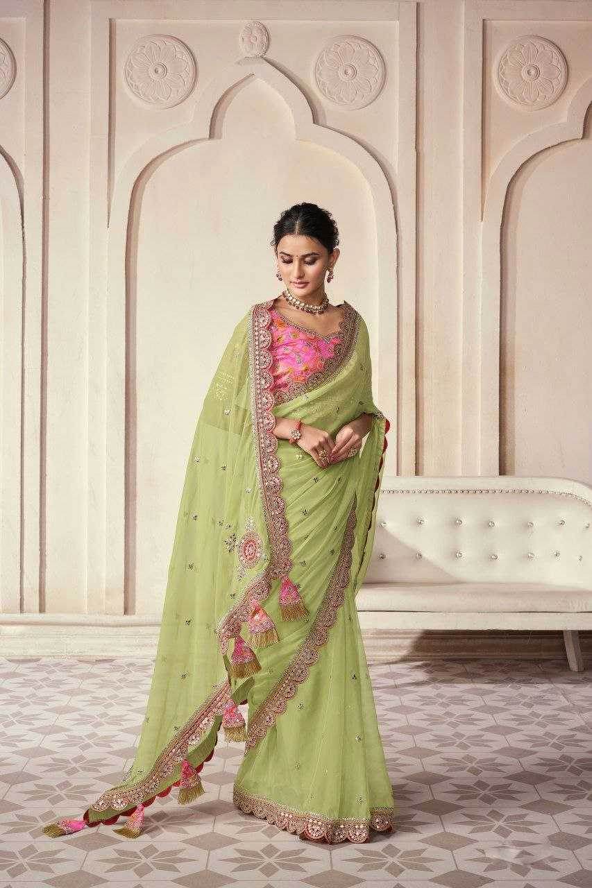Organza Wear Saree - MYLUXURY LANE ENTERPRISE