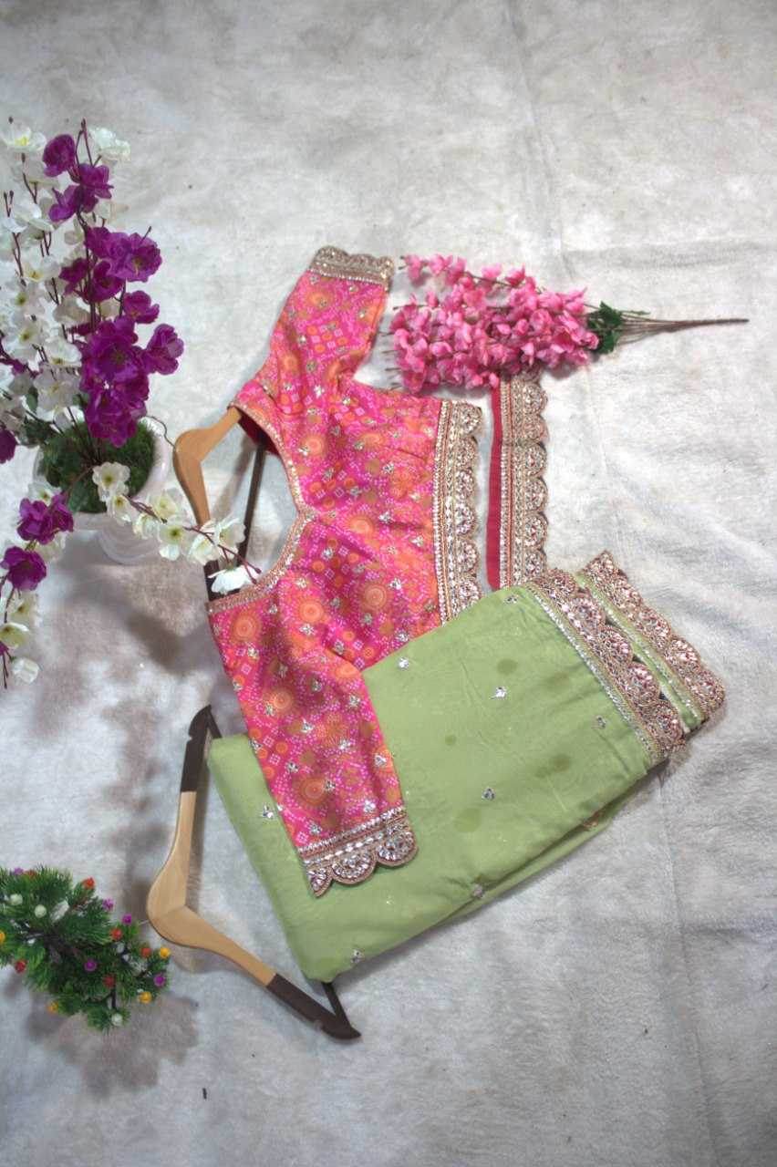 Organza Wear Saree - MYLUXURY LANE ENTERPRISE