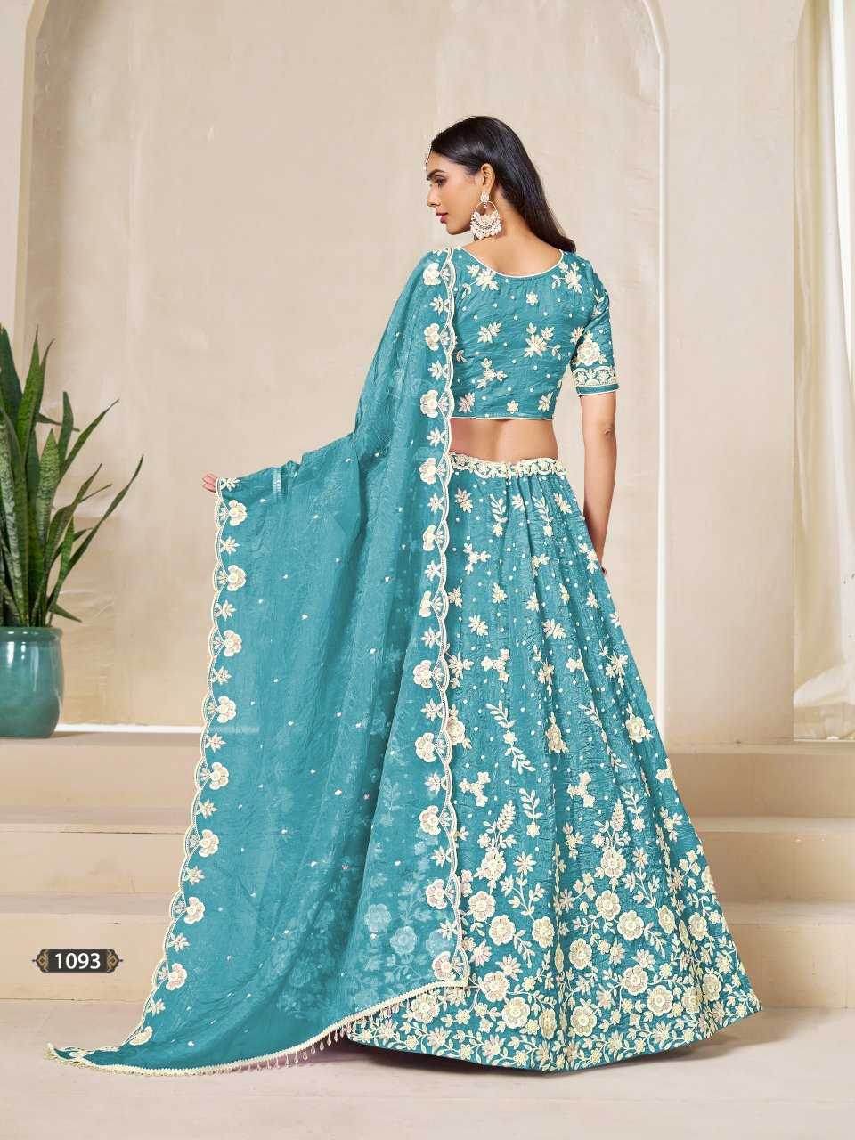 Organza Silk Traditional Lehenga - MYLUXURY LANE ENTERPRISE