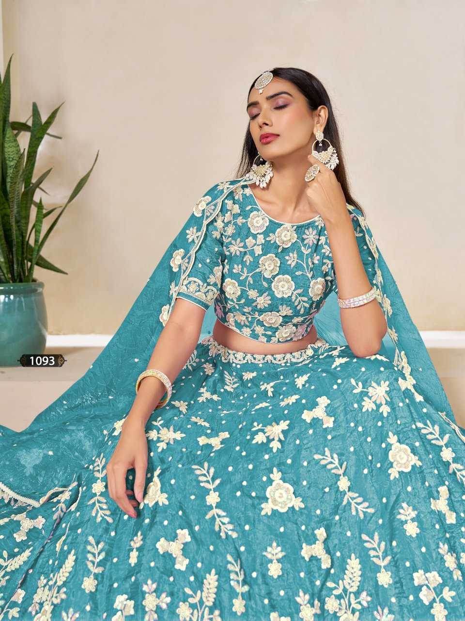 Organza Silk Traditional Lehenga - MYLUXURY LANE ENTERPRISE