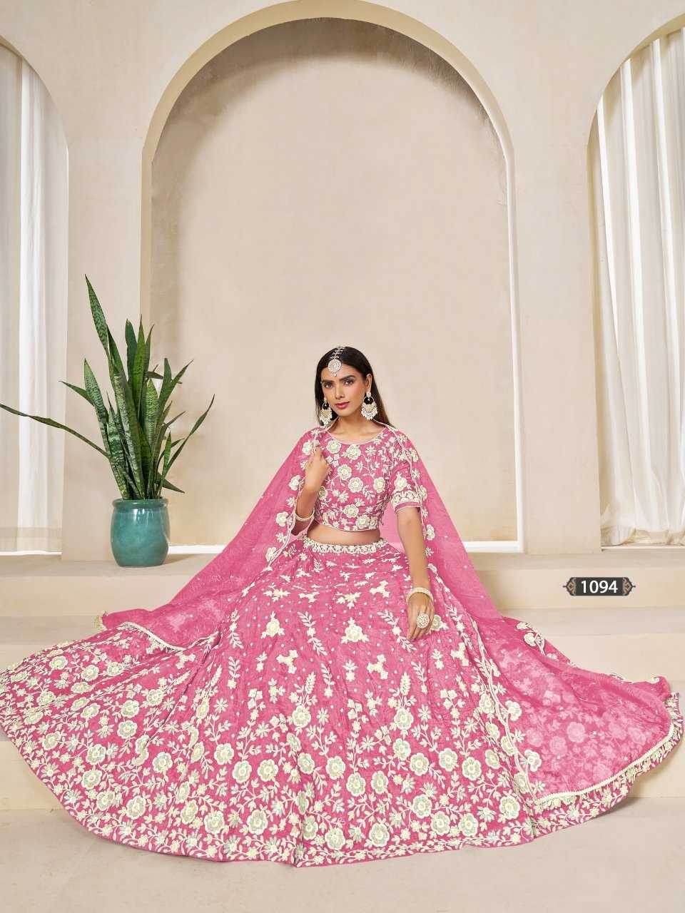 Organza Silk Traditional Lehenga - MYLUXURY LANE ENTERPRISE