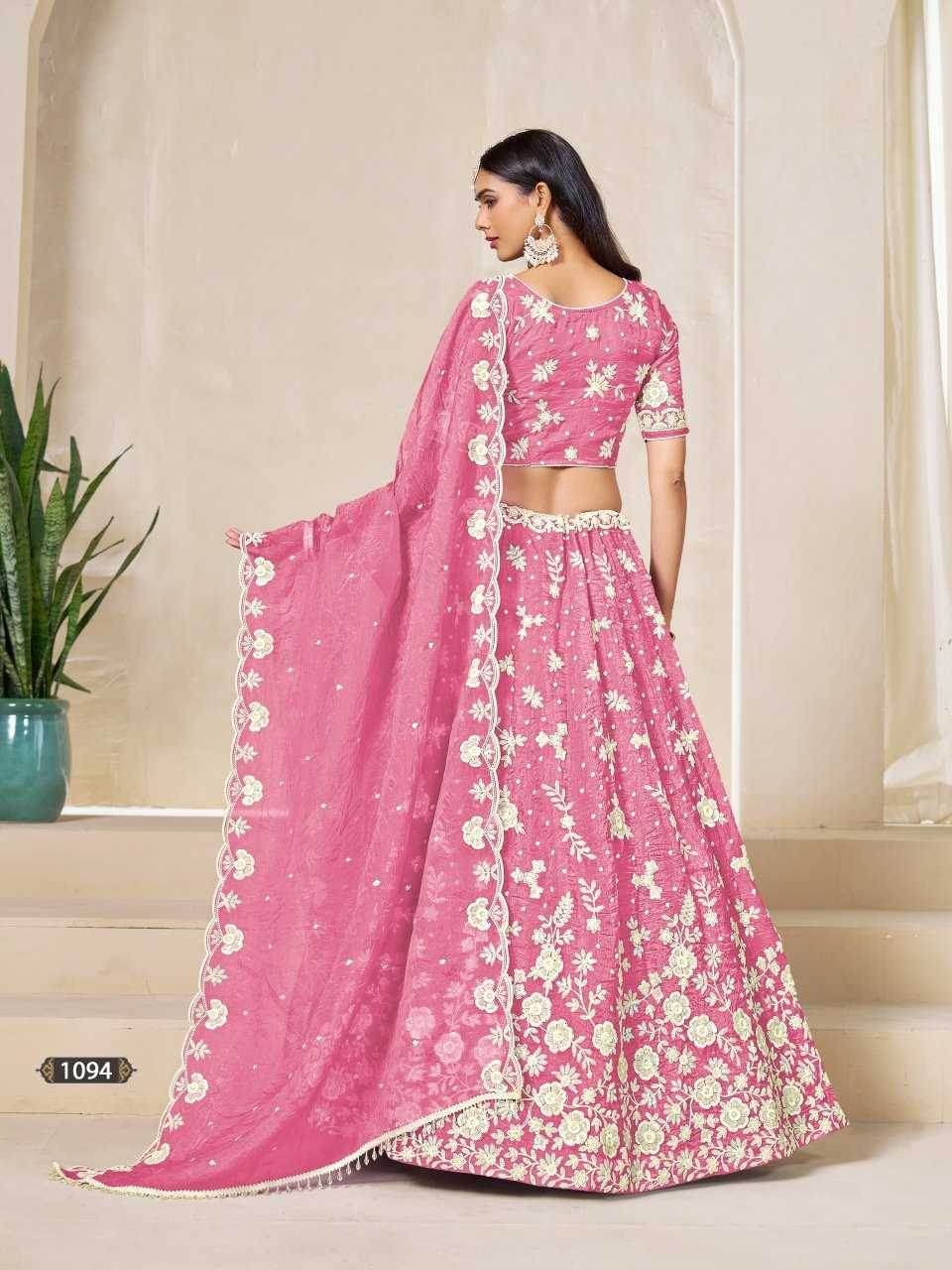 Organza Silk Traditional Lehenga - MYLUXURY LANE ENTERPRISE