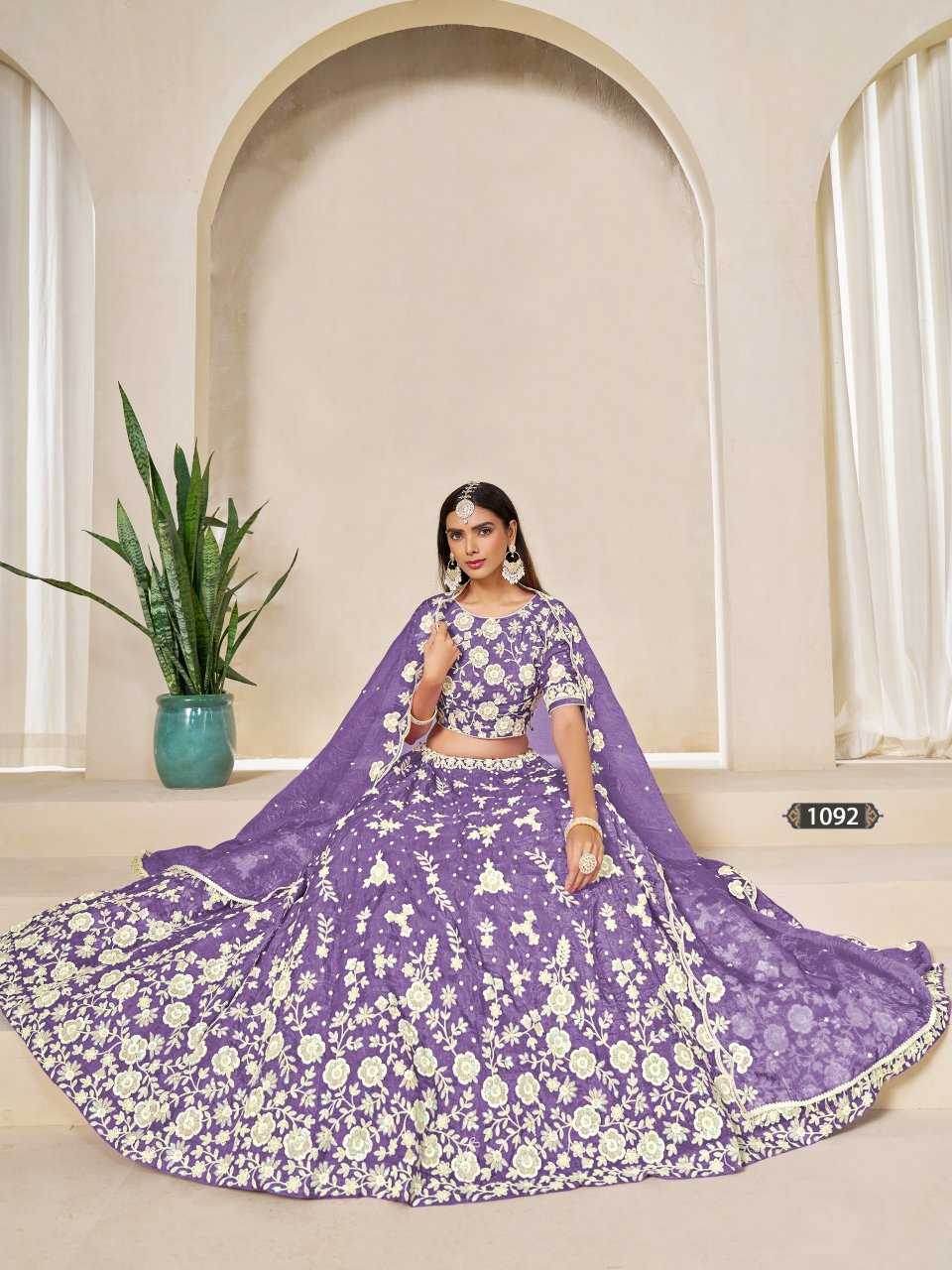 Organza Silk Traditional Lehenga - MYLUXURY LANE ENTERPRISE