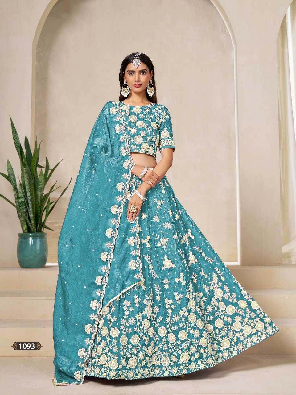 Organza Silk Traditional Lehenga - MYLUXURY LANE ENTERPRISE