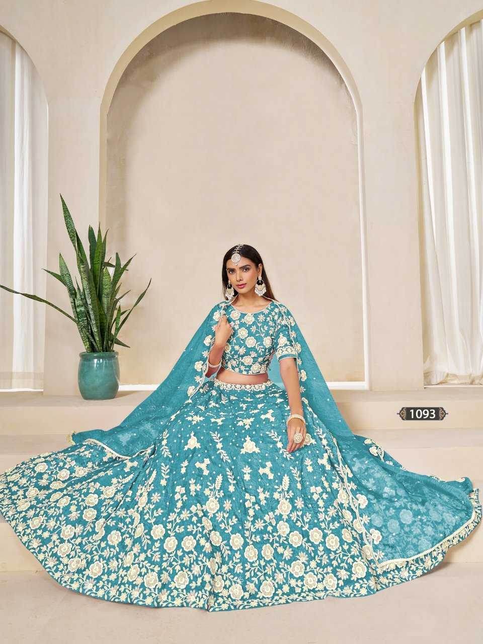 Organza Silk Traditional Lehenga - MYLUXURY LANE ENTERPRISE