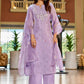 Organza Silk  Embroidery Party wear suit