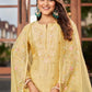 Organza Silk  Embroidery Party wear suit
