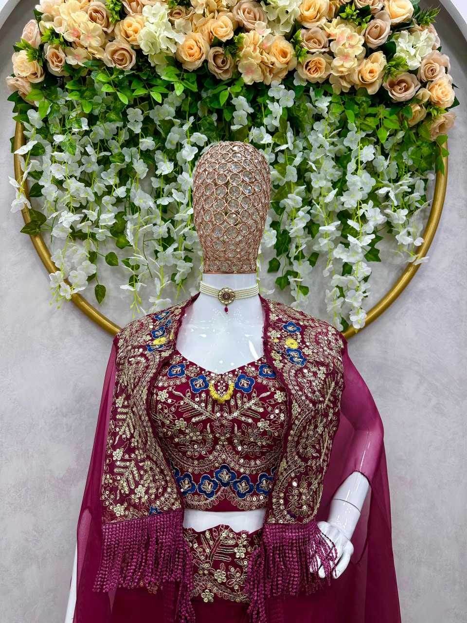 INDO WESTERN LADIES SILK PARTY WEAR WEDDING DHOTI SALWAR SUITS - MYLUXURY LANE ENTERPRISE
