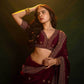 Organza Silk Sequence Saree - MYLUXURY LANE ENTERPRISE
