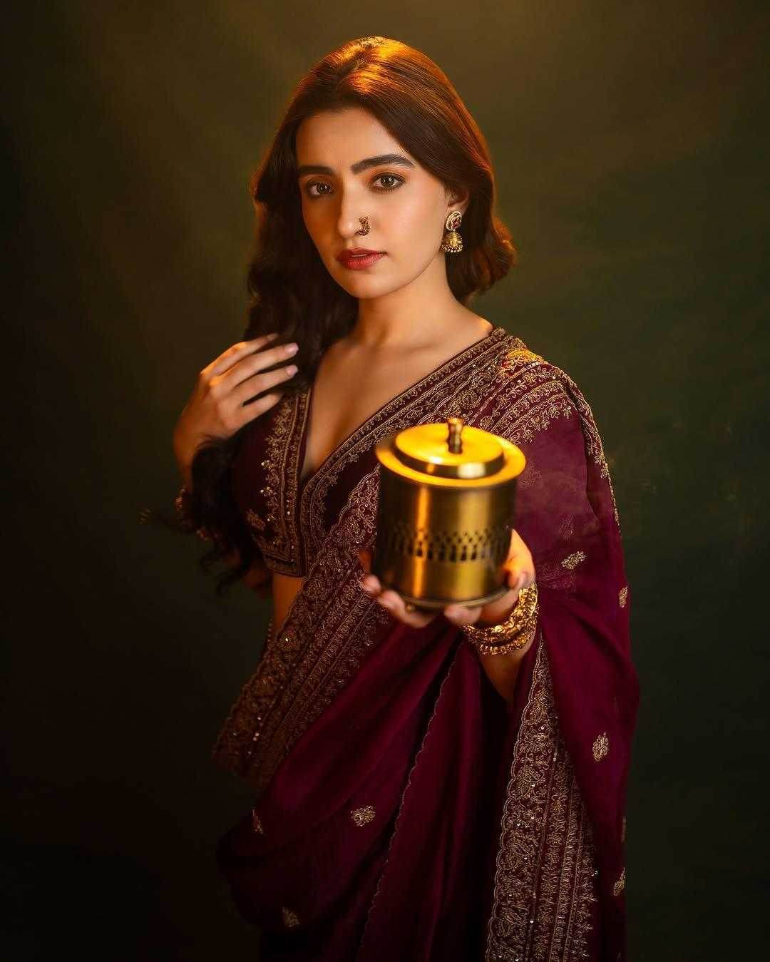 Organza Silk Sequence Saree - MYLUXURY LANE ENTERPRISE