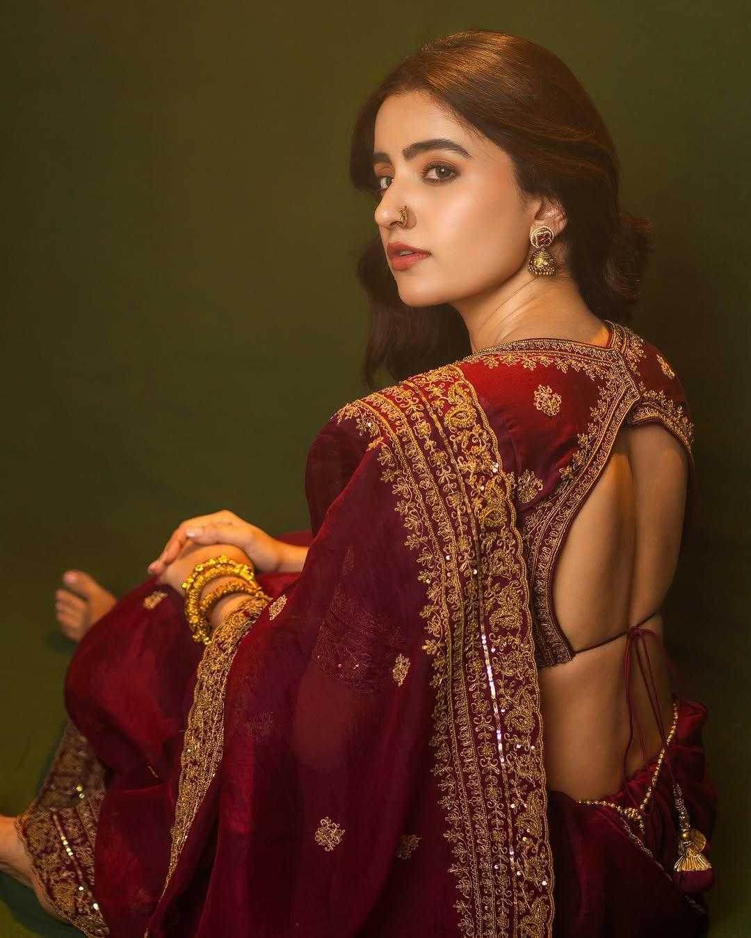 Organza Silk Sequence Saree - MYLUXURY LANE ENTERPRISE